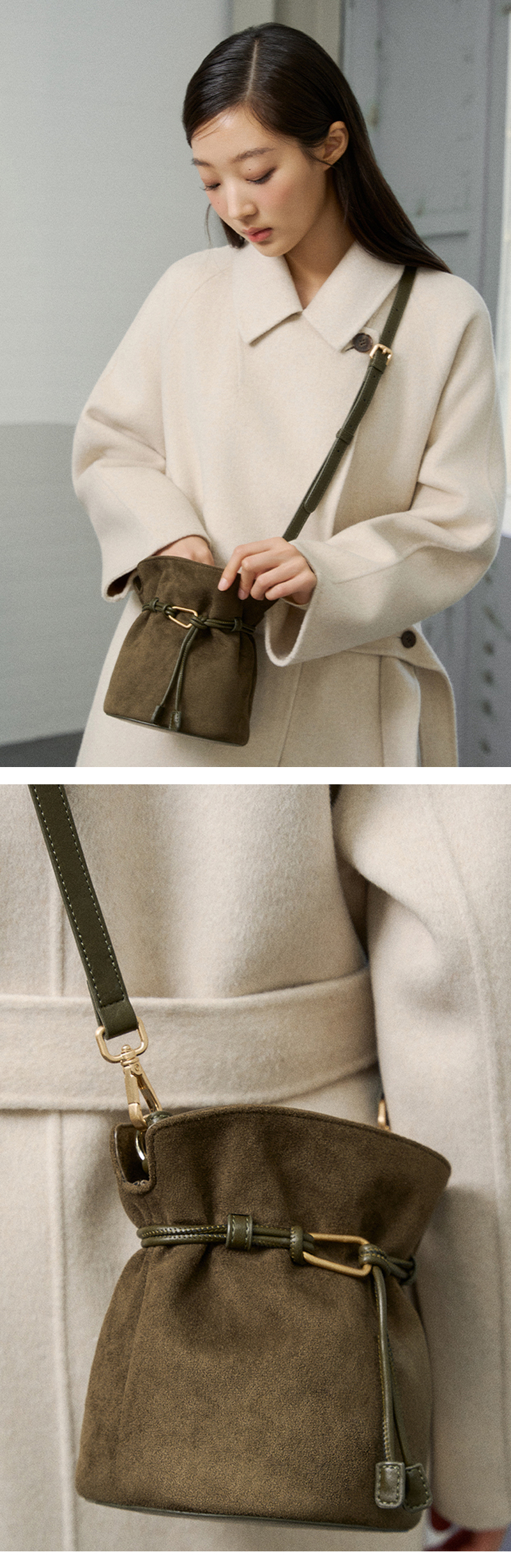 모델 착장 (model-wearing · GREEN)