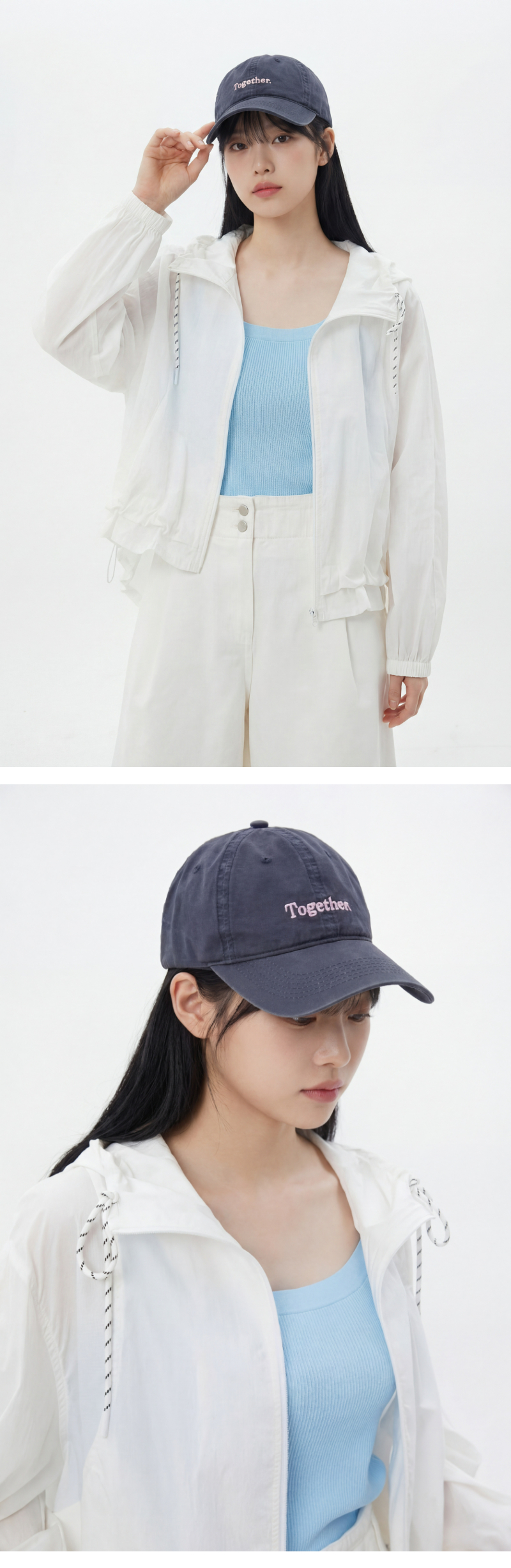 모델 착장 (model-wearing · NAVY)