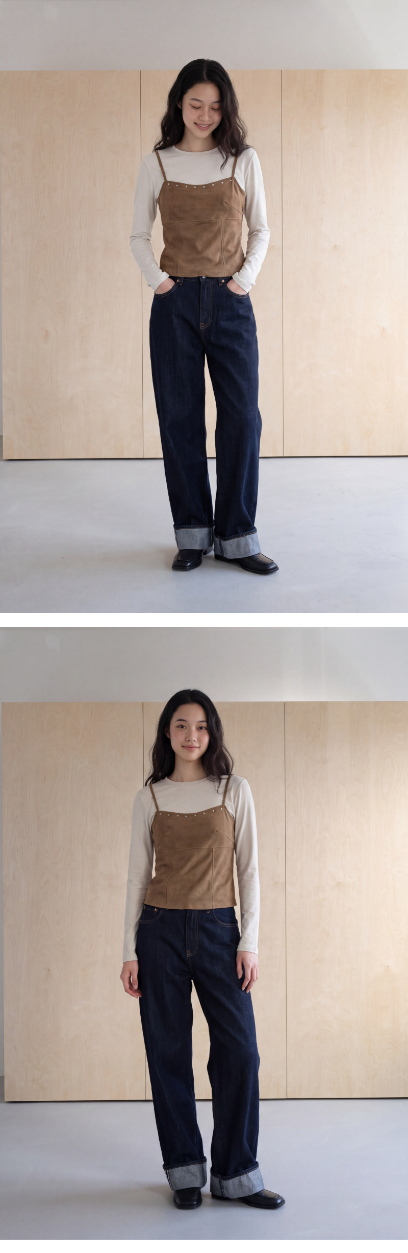 모델 착장 (model-wearing)