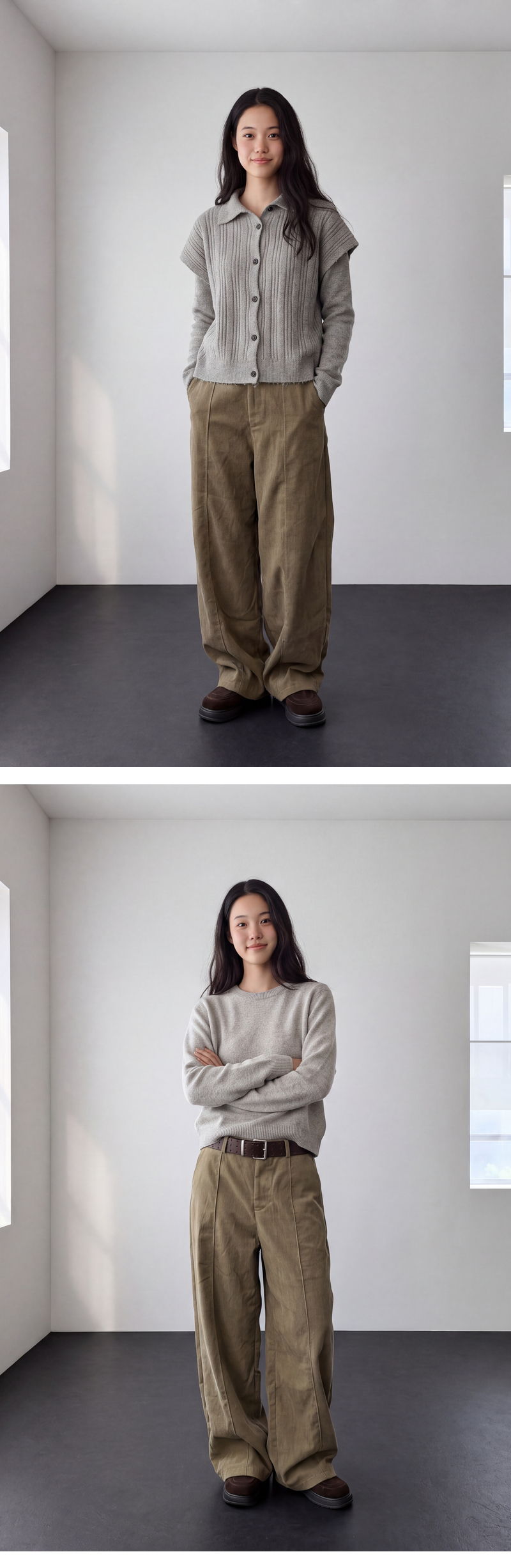 페이지 1 (model-wearing · GREY)