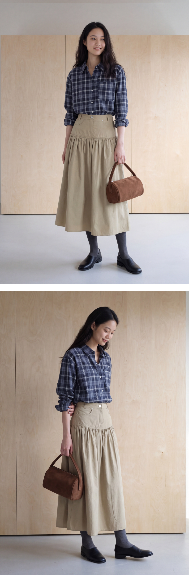 모델 착장 (model-wearing)