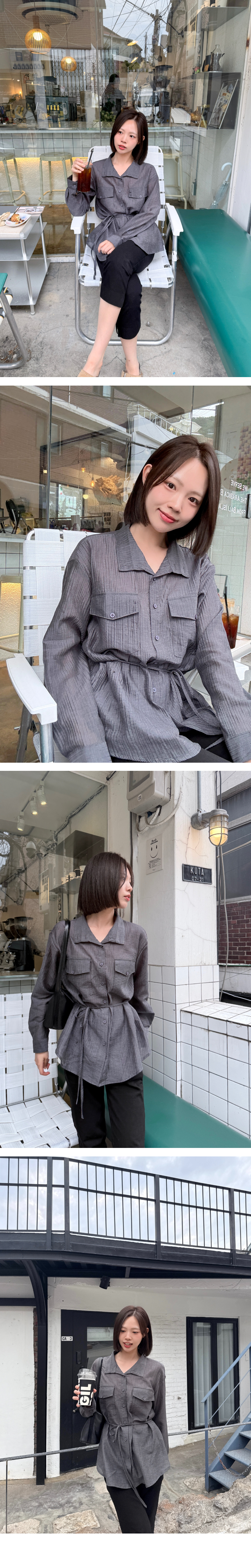 모델 착장 (model-wearing · BROWN)
