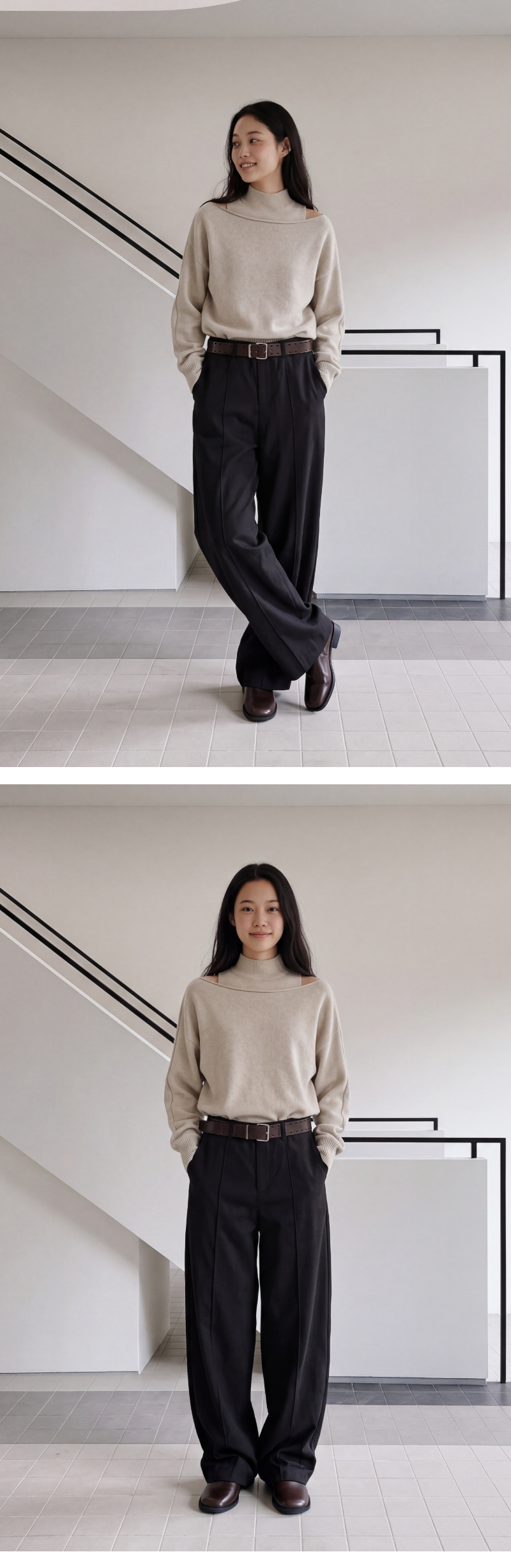 모델 착장 (model-wearing)