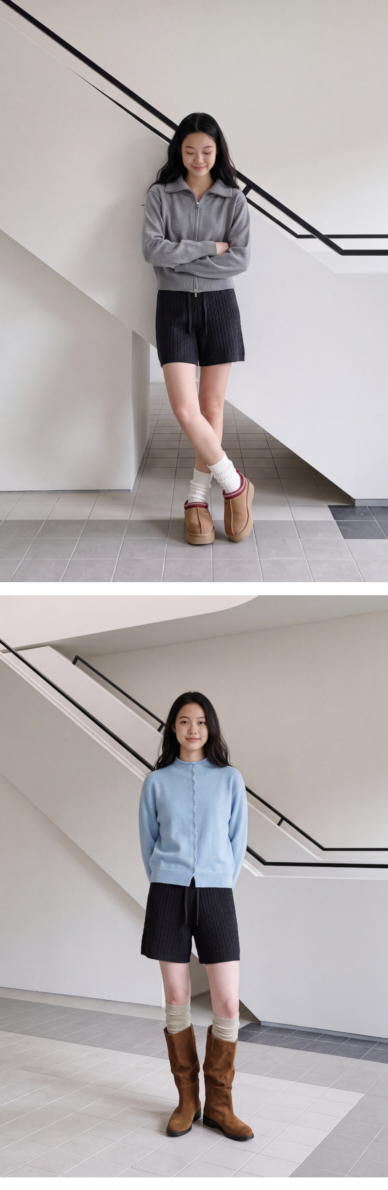 모델 착장 (model-wearing)