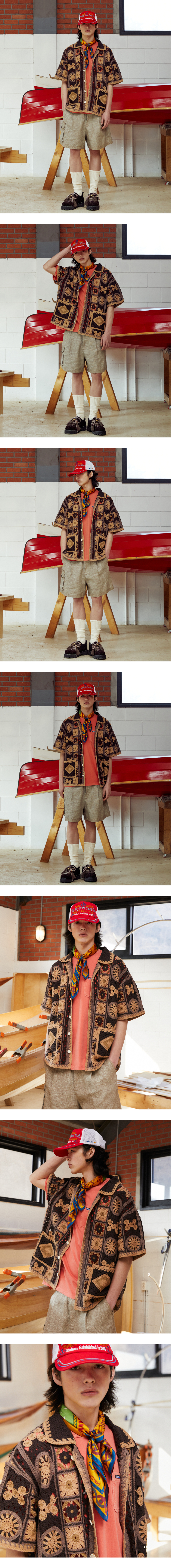 모델 착장 (model-wearing · BROWN)