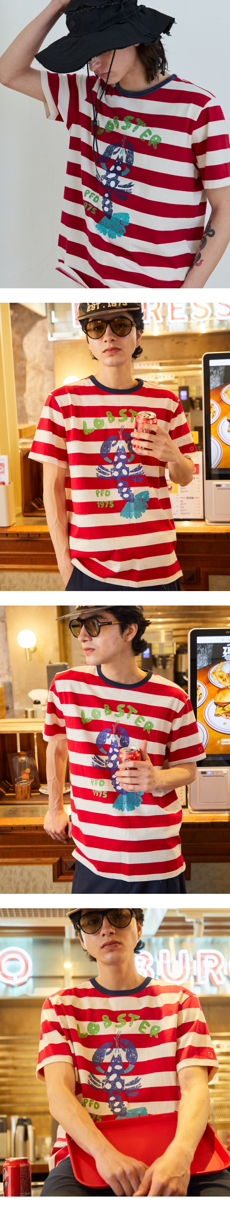 모델 착장 (model-wearing · RED · 2/2)