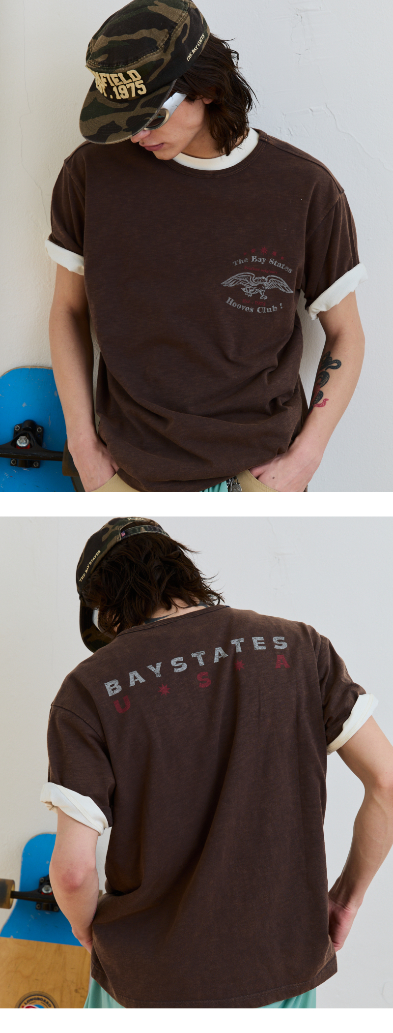 모델 착장 (model-wearing · BROWN · 2/2)