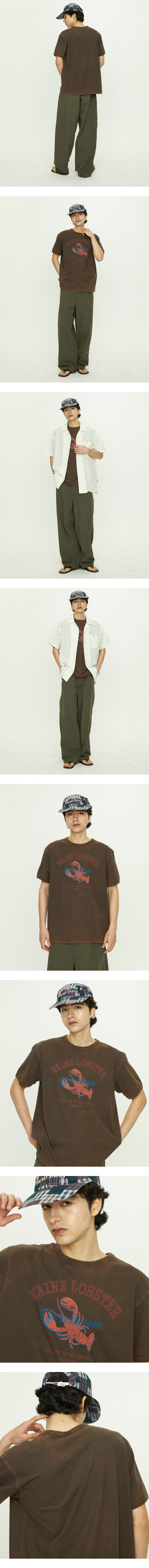 모델 착장 (model-wearing · DARK BROWN · 2/2)