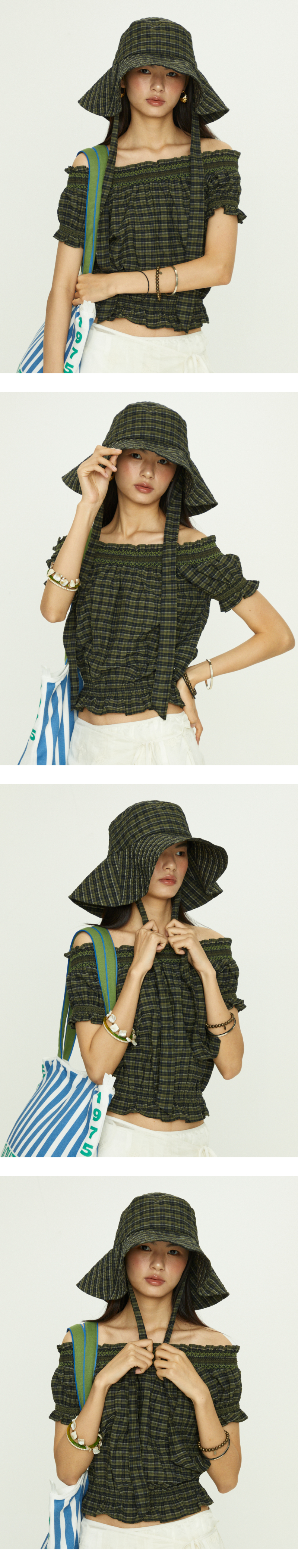 모델 착장 (model-wearing · GREEN · 2/2)
