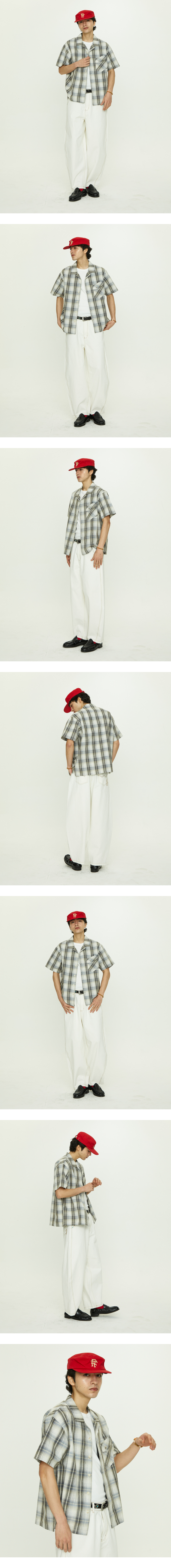 모델 착장 (model-wearing · GREY · 1/2)