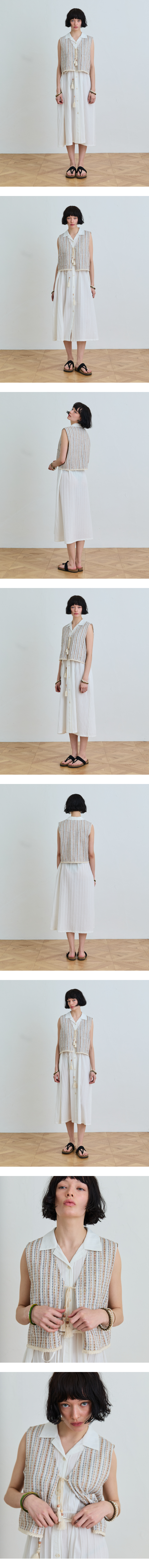모델 착장 (model-wearing · YELLOW)