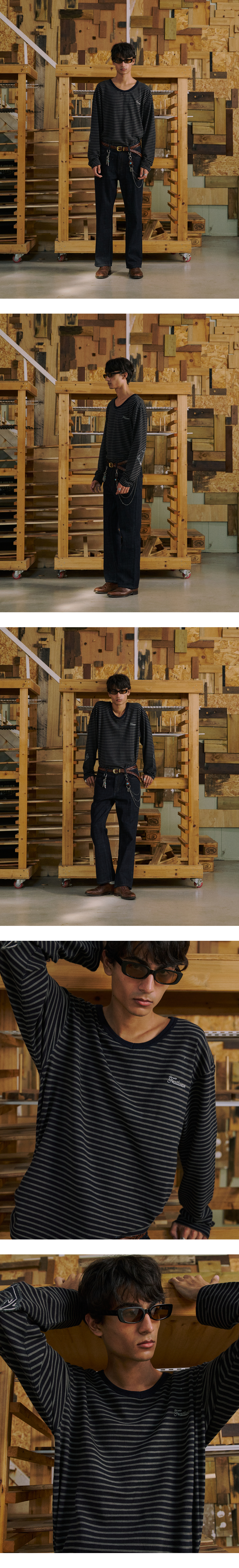 모델 착장 (model-wearing · INDIGO)