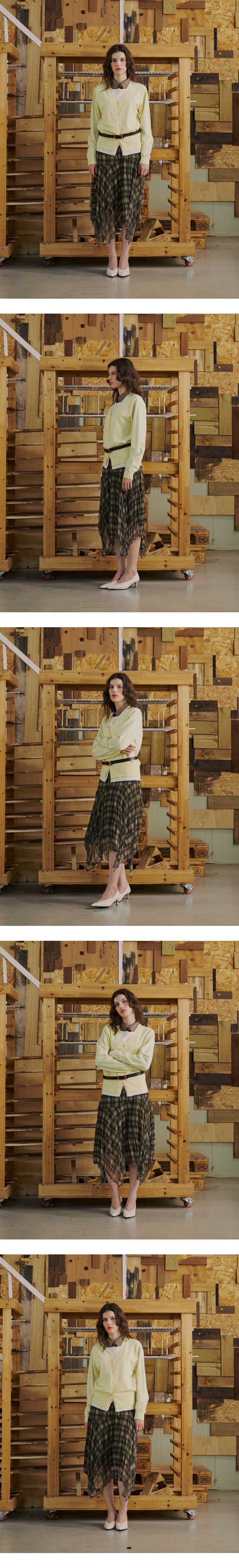 모델 착장 (model-wearing · LIGHT YELLOW)