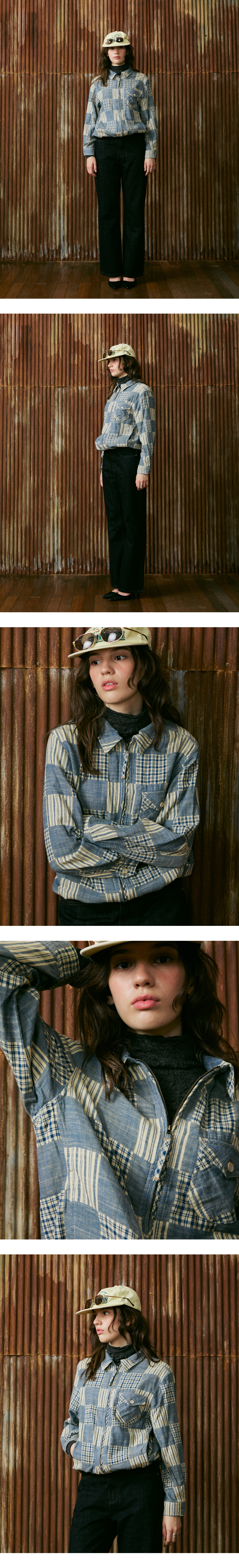 모델 착장 (model-wearing · SKY BLUE)