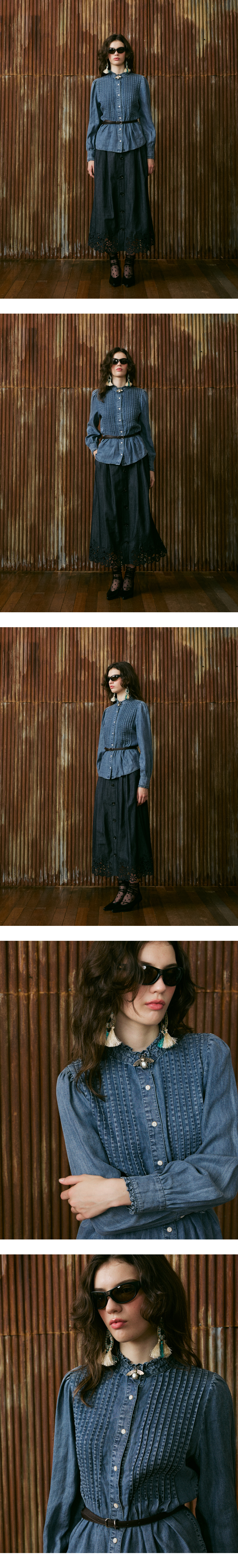 모델 착장 (model-wearing · INDIGO)