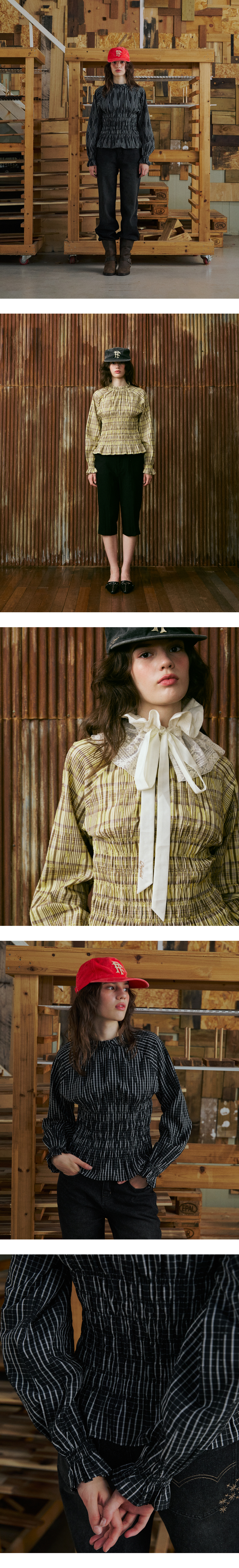 모델 착장 (model-wearing)