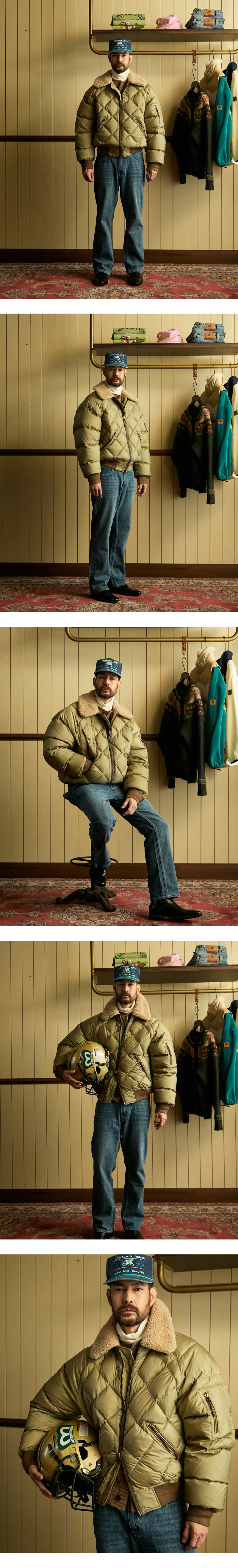 모델 착장 (model-wearing · BEIGE)