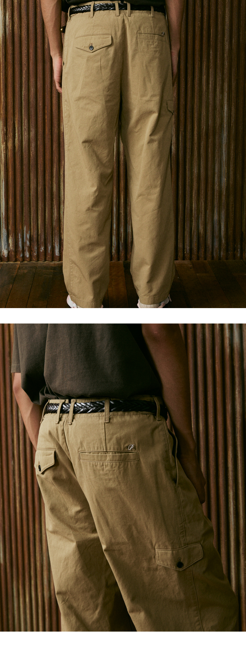 모델 착장 (model-wearing · BEIGE · 2/2)