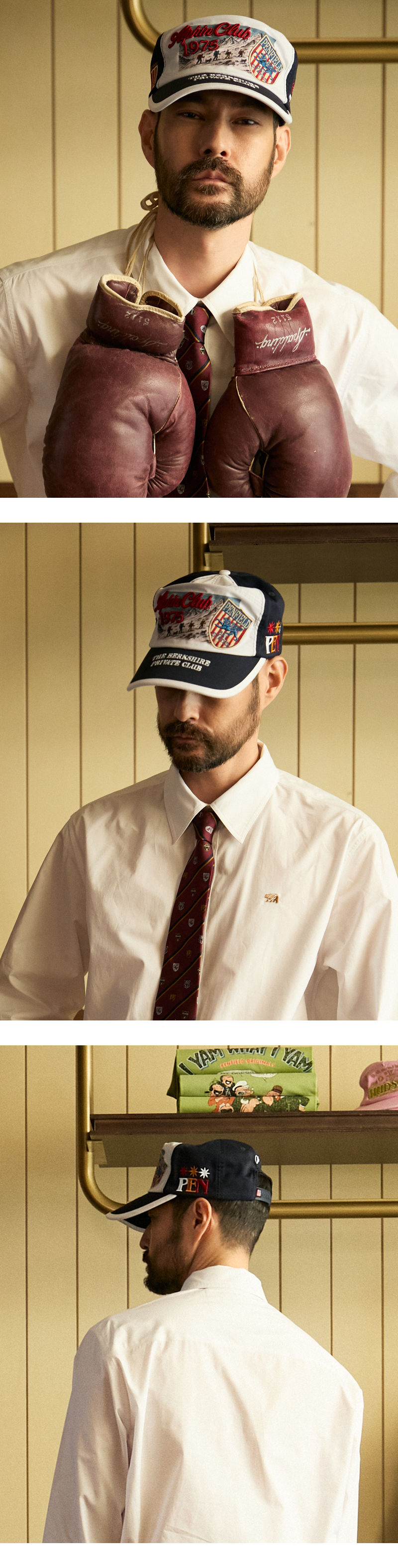 모델 착장 (model-wearing · NAVY)