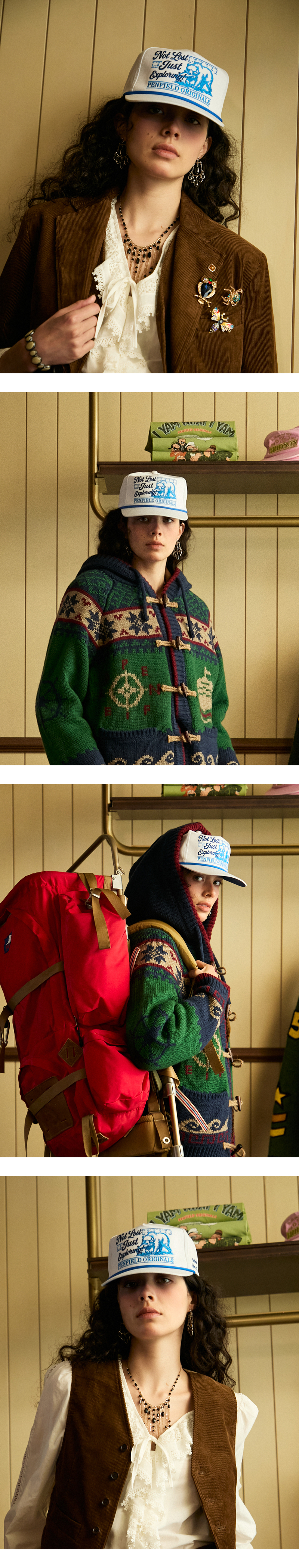 모델 착장 (model-wearing · WHITE)