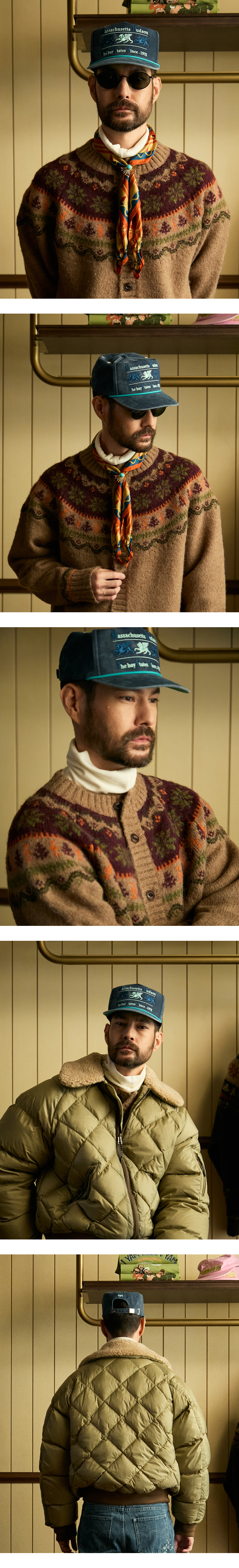 모델 착장 (model-wearing · NAVY)