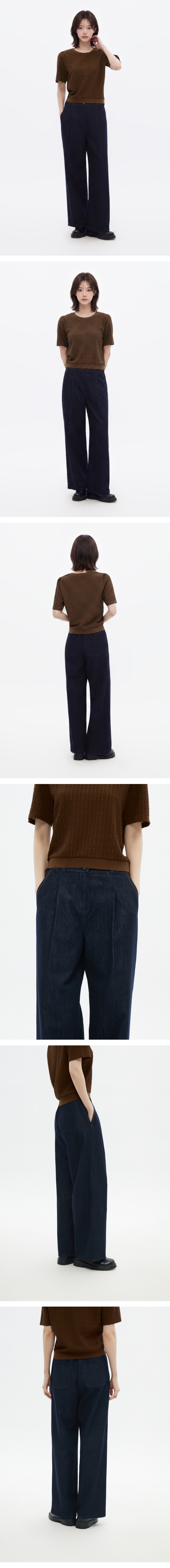모델 착장 (model-wearing · INDIGO)