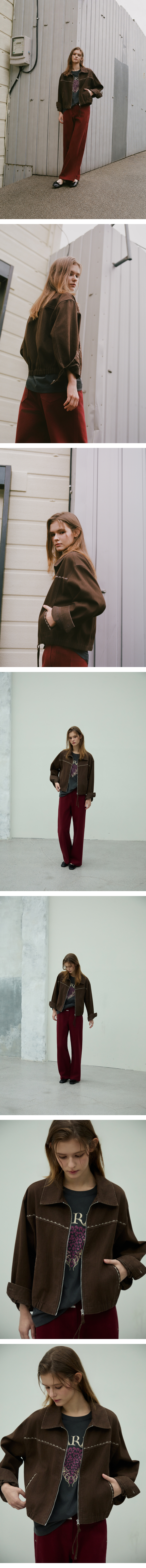 페이지 1 (model-wearing · BROWN · 1/2)