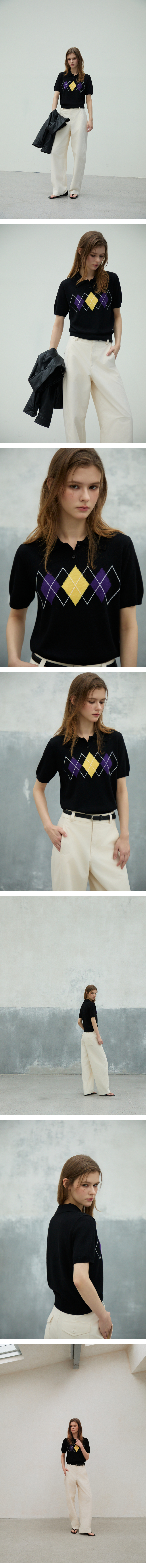 모델 착장 (model-wearing · BLACK · 1/2)