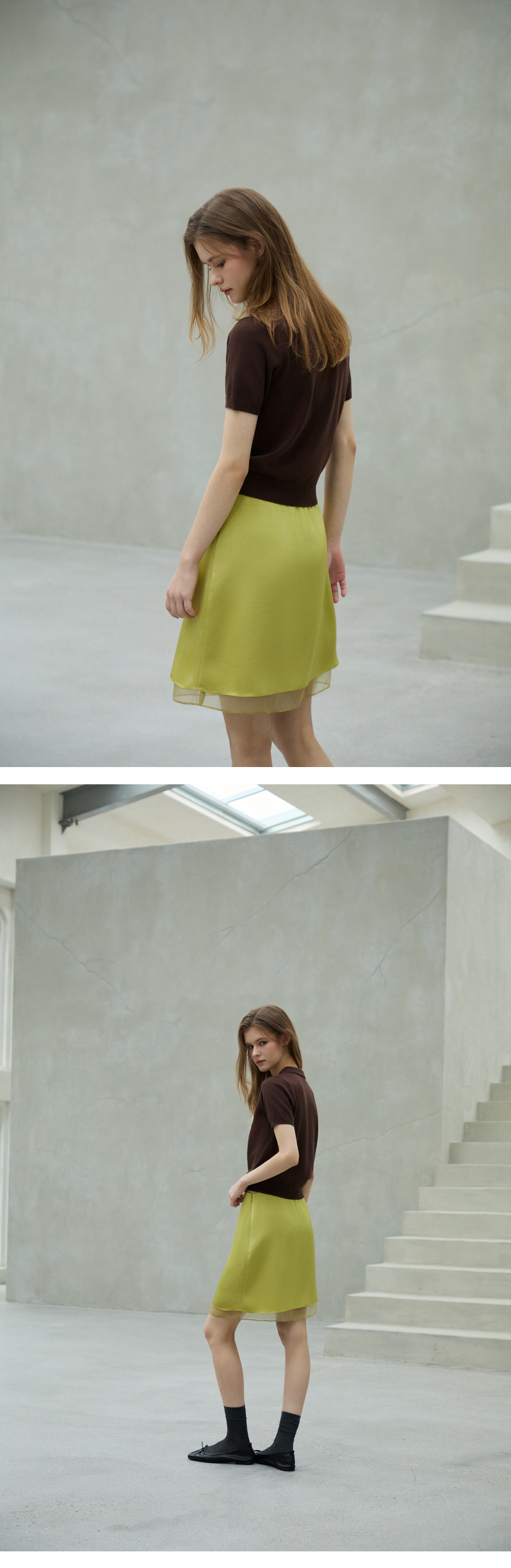 모델 착장 (model-wearing · BROWN · 2/2)
