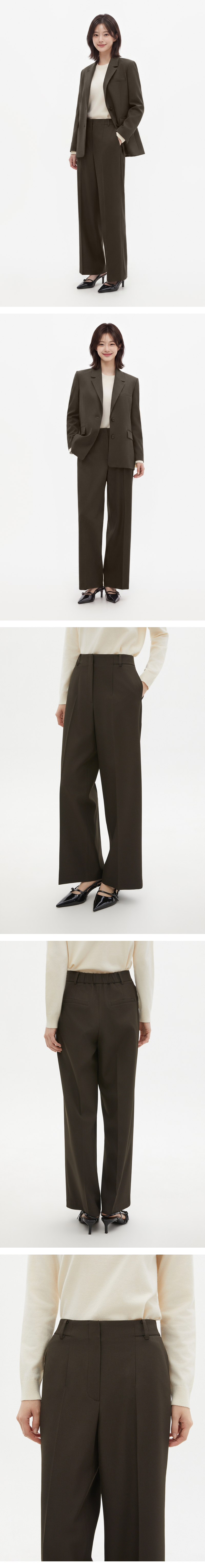 모델 착장 (model-wearing · DARK BROWN)