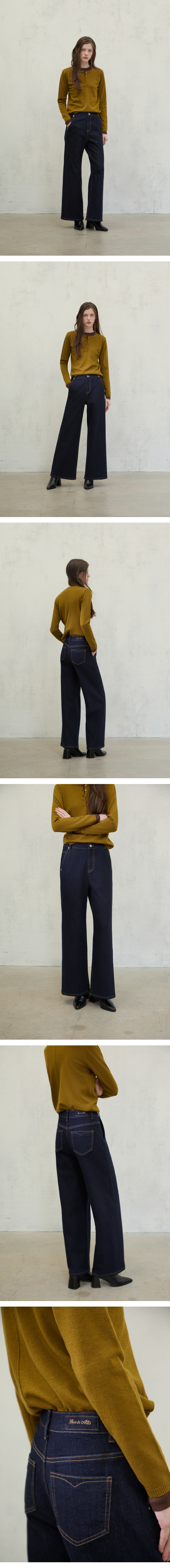 모델 착장 (model-wearing · INDIGO)