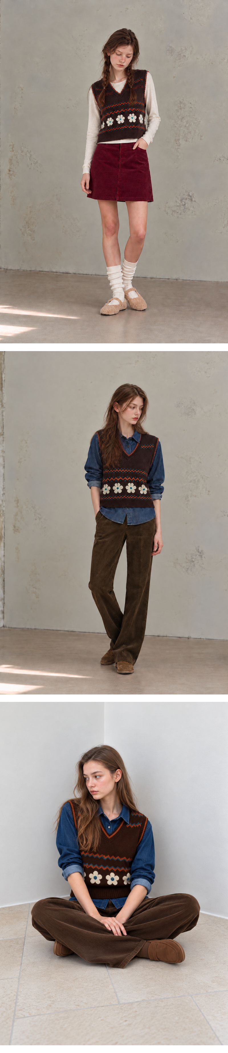 페이지 1 (model-wearing · BROWN)