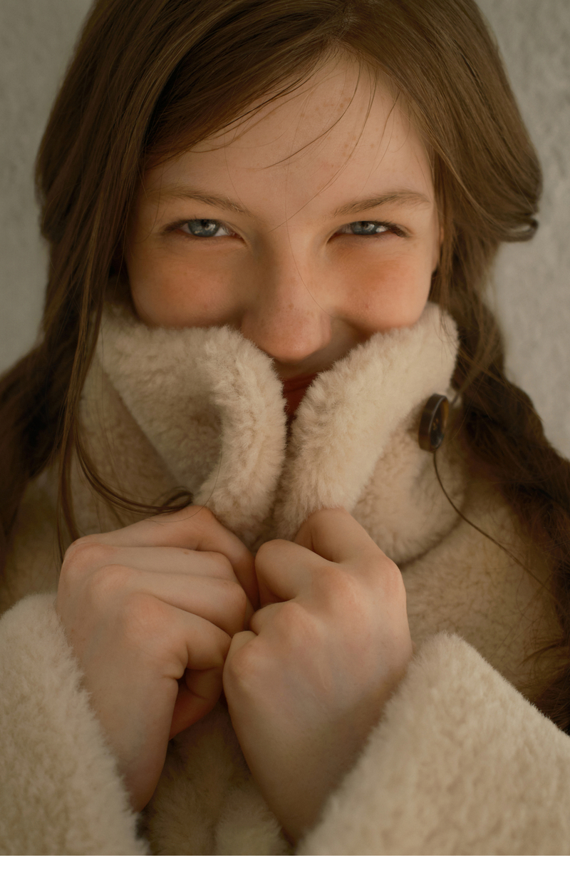 모델 착장 (model-wearing · LIGHT BEIGE · 2/2)