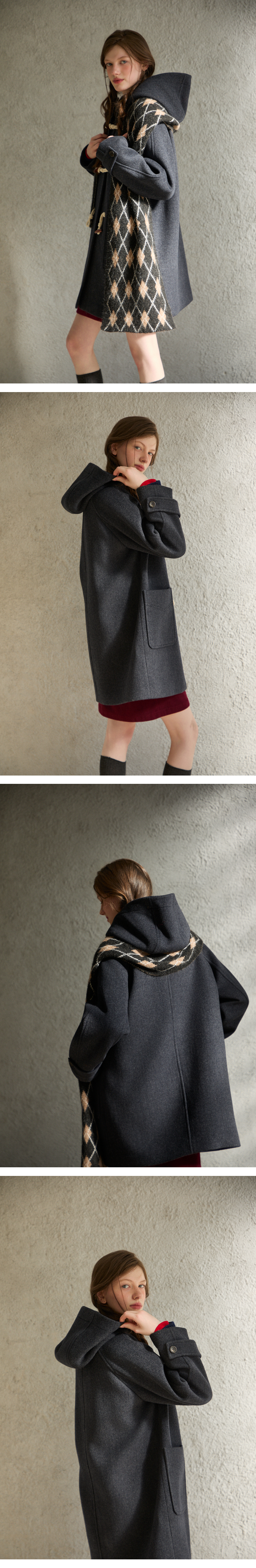 모델 착장 (model-wearing · DARK GREY · 2/2)