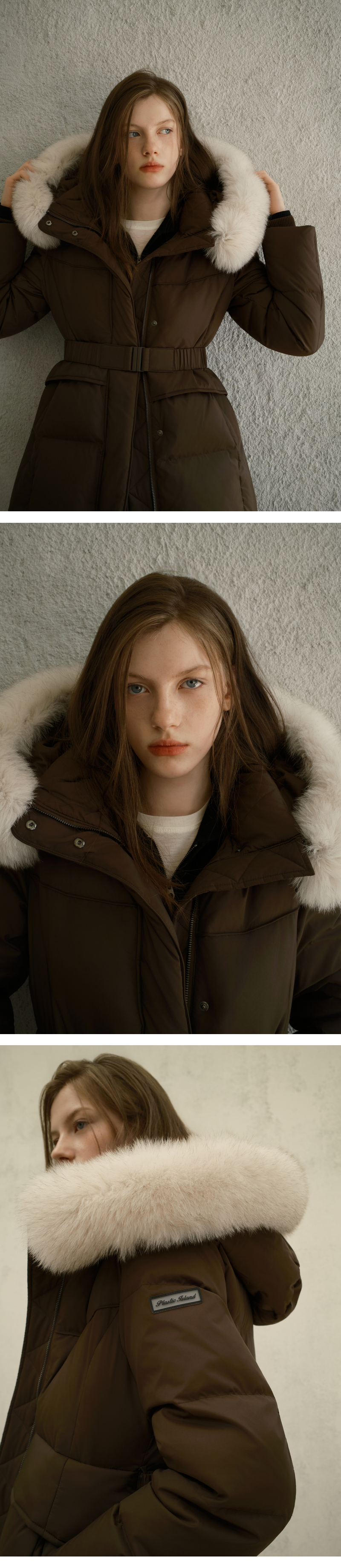 모델 착장 (model-wearing · BROWN · 2/2)
