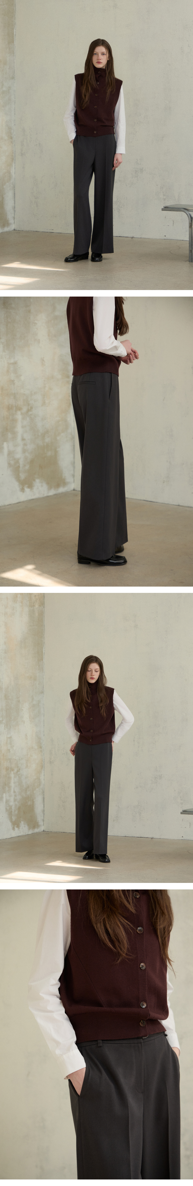 모델 착장 (model-wearing · GREY)