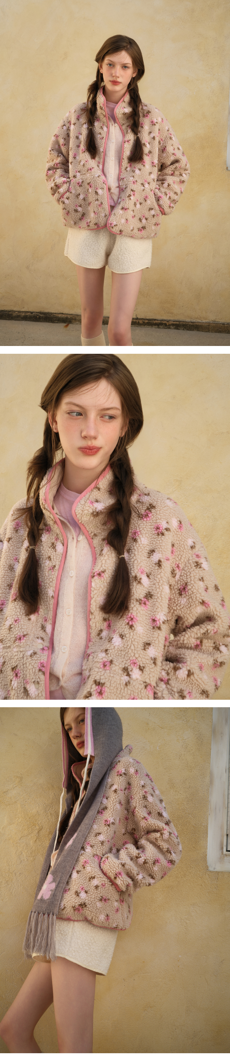 모델 착장 (model-wearing · PINK · 2/2)