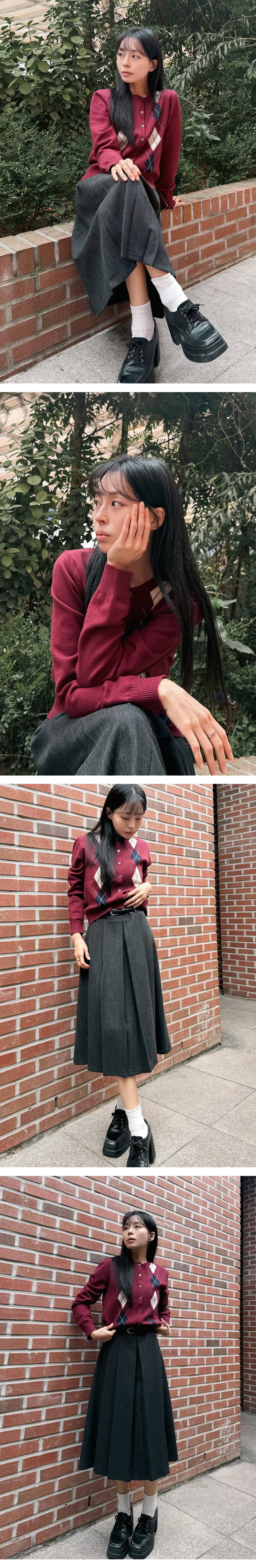 모델 착장 (model-wearing · WINE)