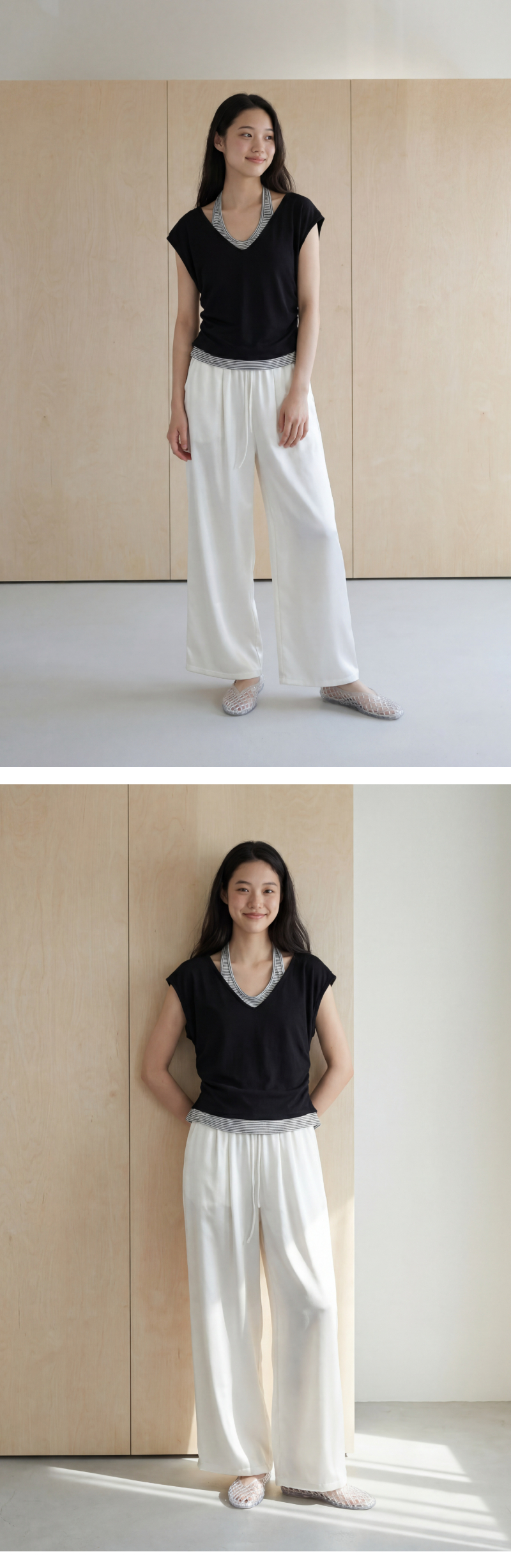 모델 착장 (model-wearing)