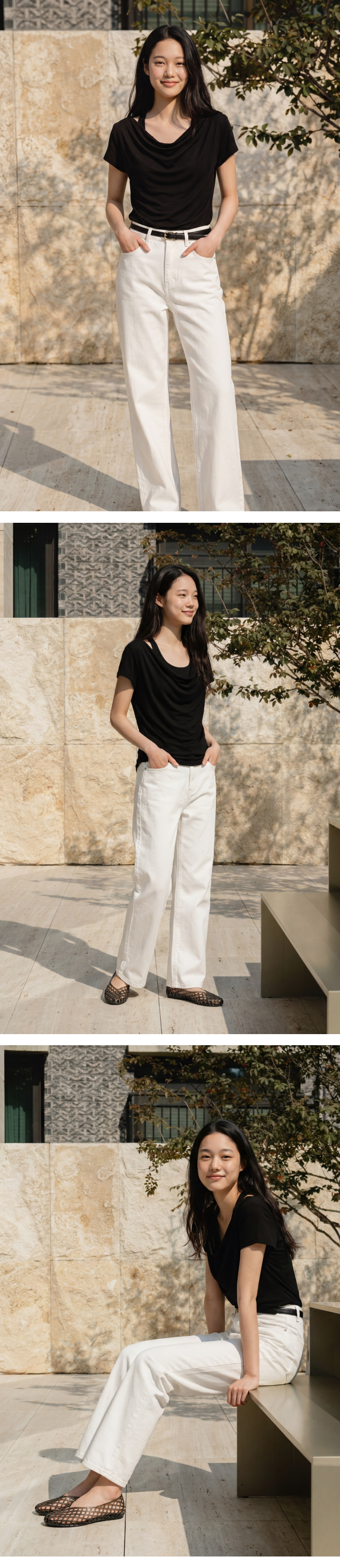 모델 착장 (model-wearing)