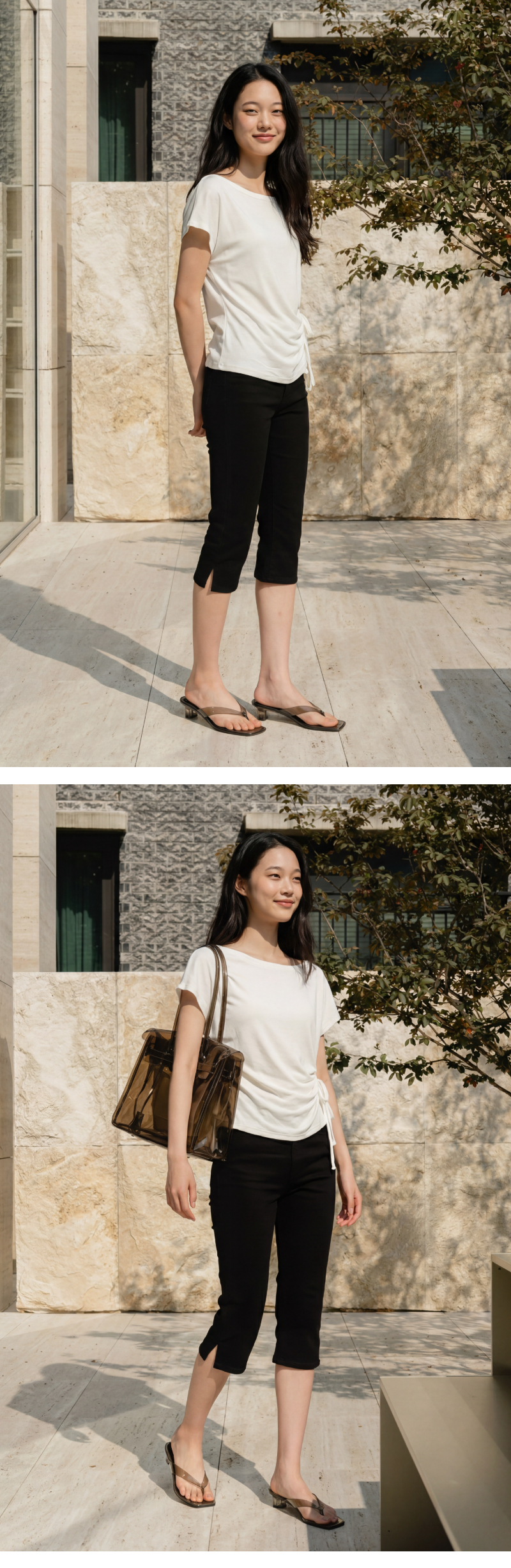 모델 착장 (model-wearing)