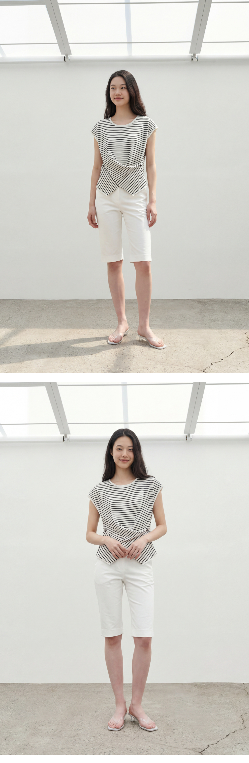 모델 착장 (model-wearing)