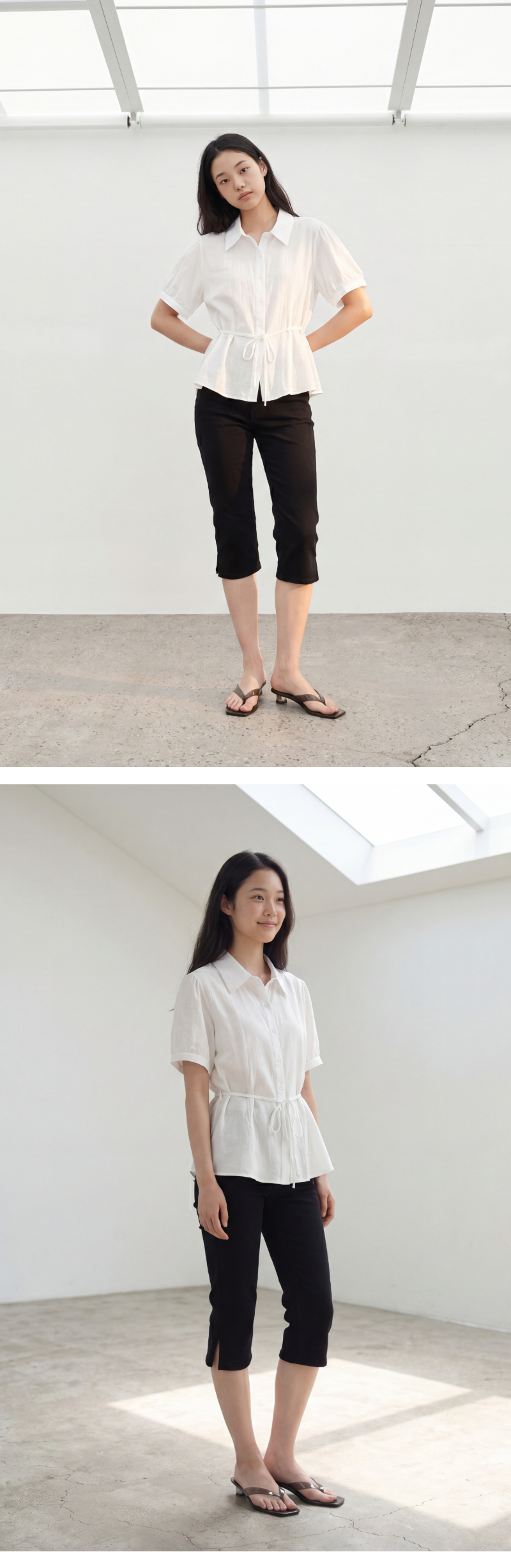 모델 착장 (model-wearing)