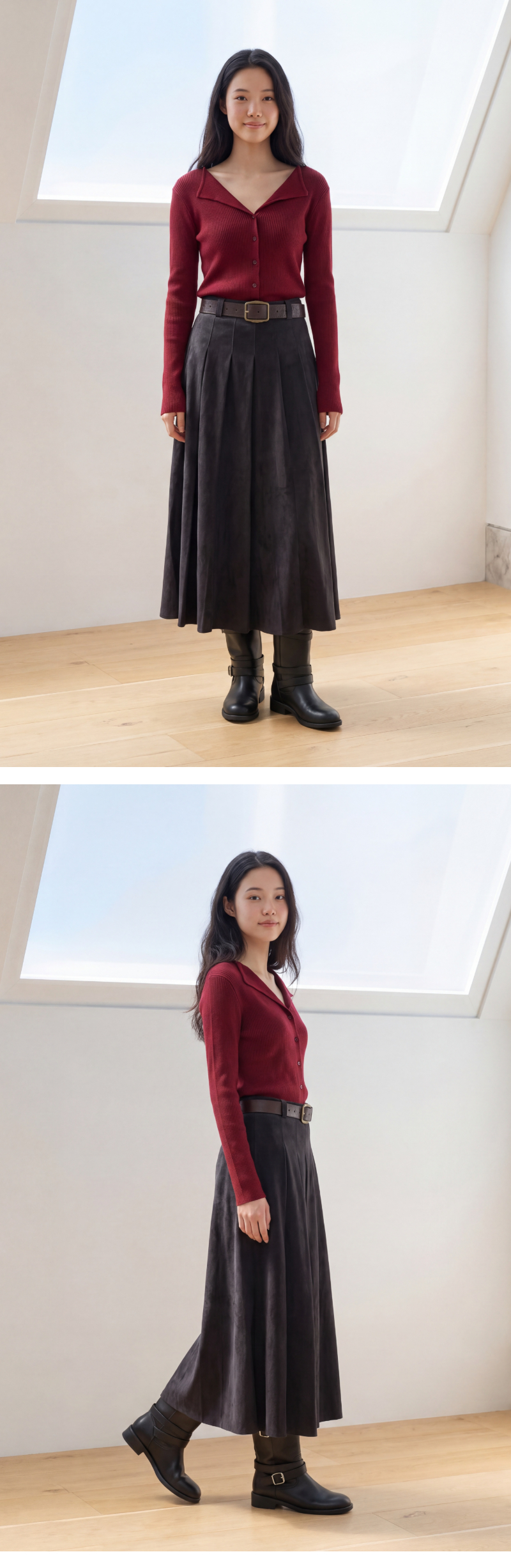 모델 착장 (model-wearing)