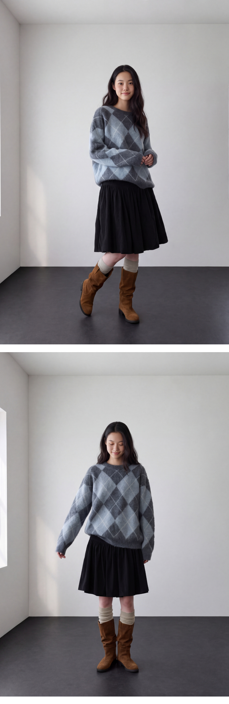 모델 착장 (model-wearing)