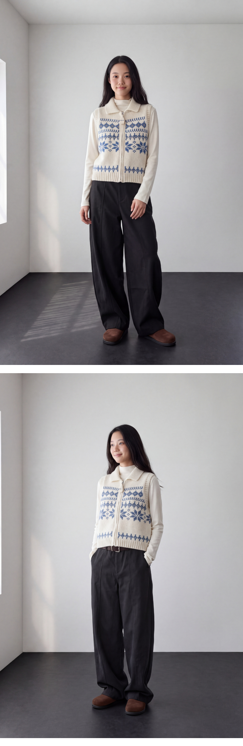 모델 착장 (model-wearing)