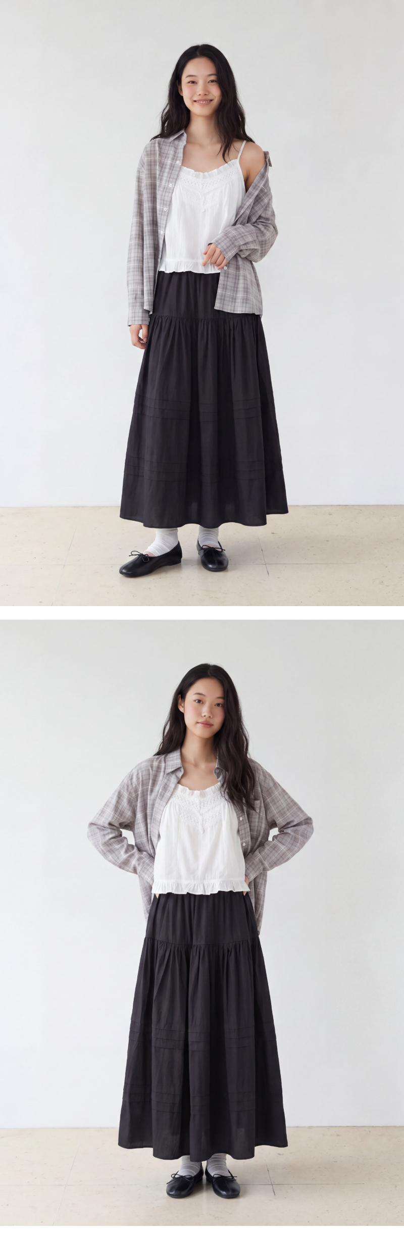 모델 착장 (model-wearing)
