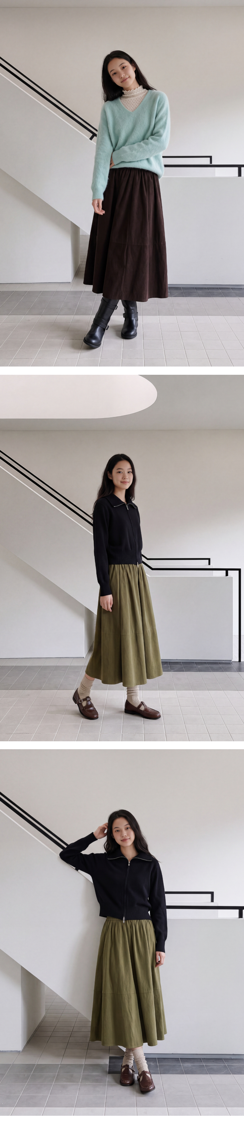 모델 착장 (model-wearing)
