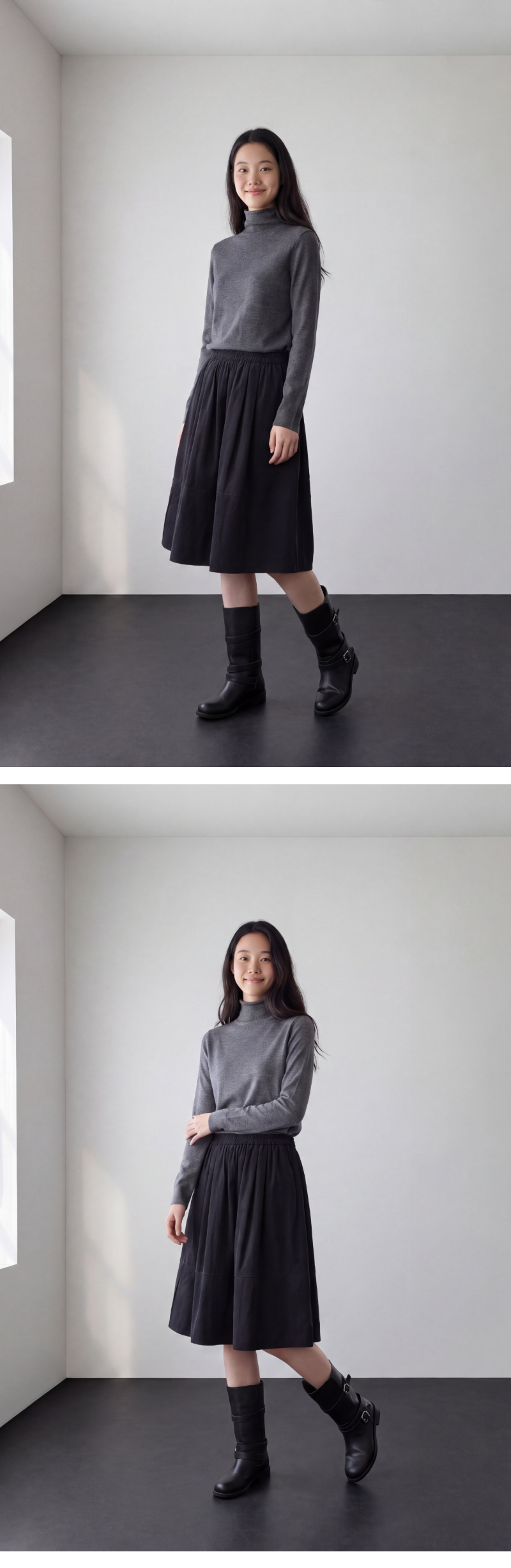 모델 착장 (model-wearing)