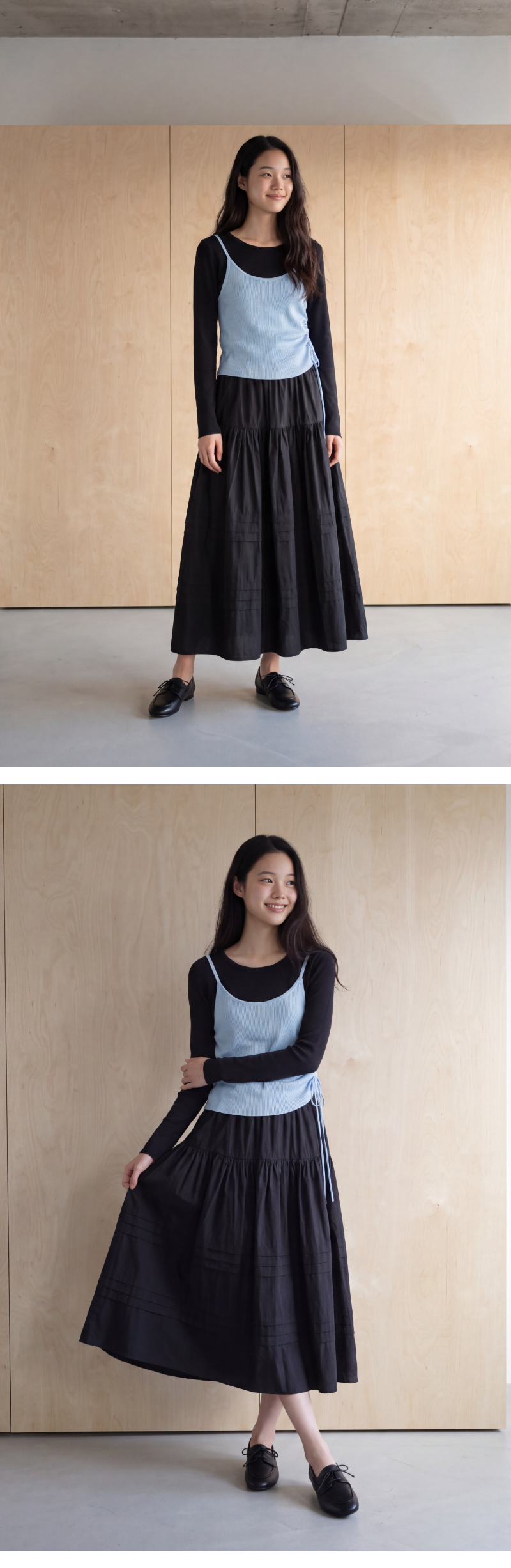모델 착장 (model-wearing)